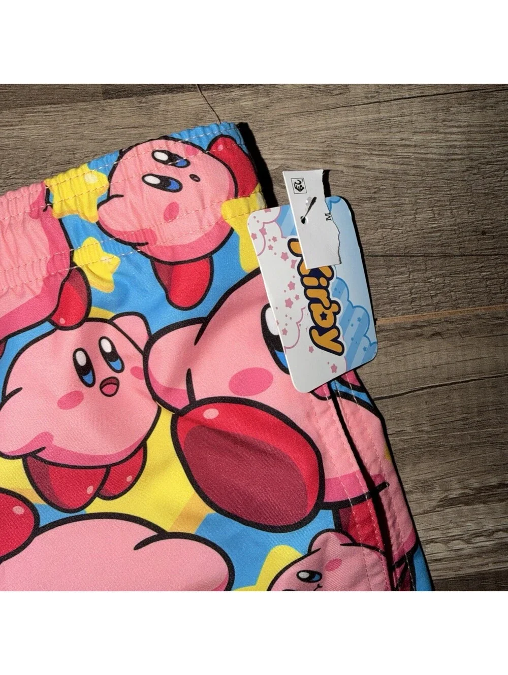 Kirby Swim Trunks Mens Medium New With Tags AUTHENTIC Nintendo